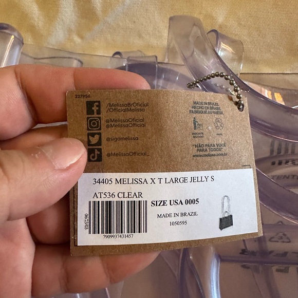 Melissa x Telfar Large Jelly Shopper - Clear - Picture 13 of 15